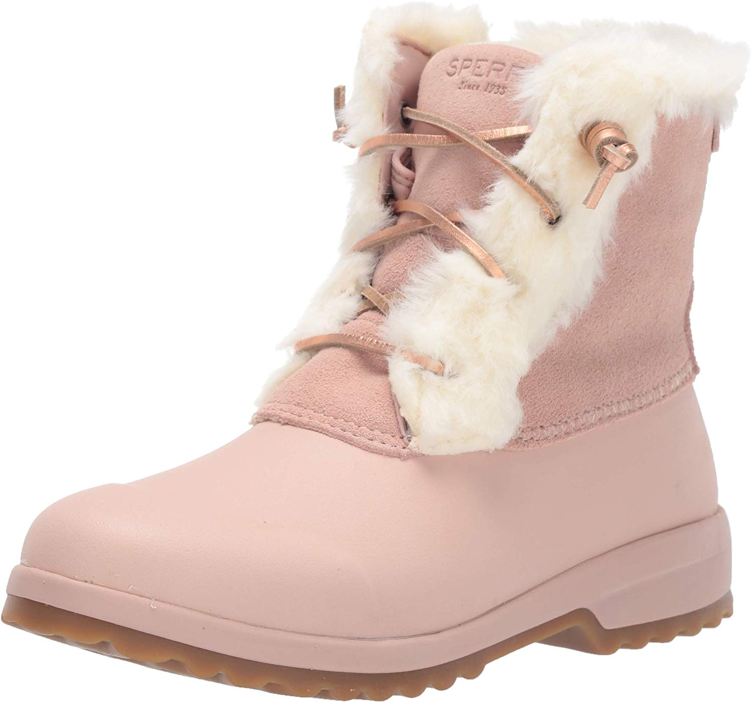 womens pink sperry boots