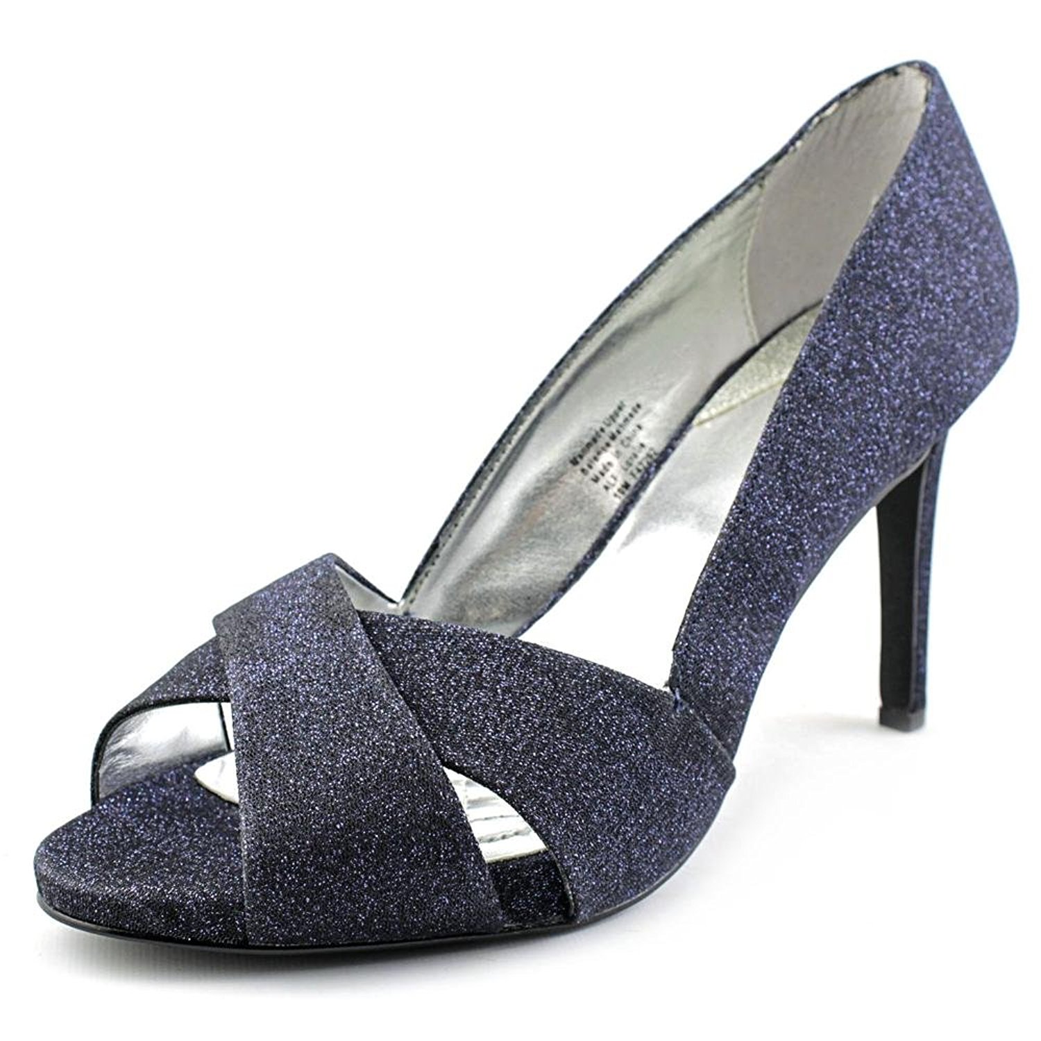 Alfani Womens LORALIE Open Toe Classic Pumps Navy Size 5.5 Alfani Womens LORALIE Open Toe Classic Pumps Navy Size 5.5