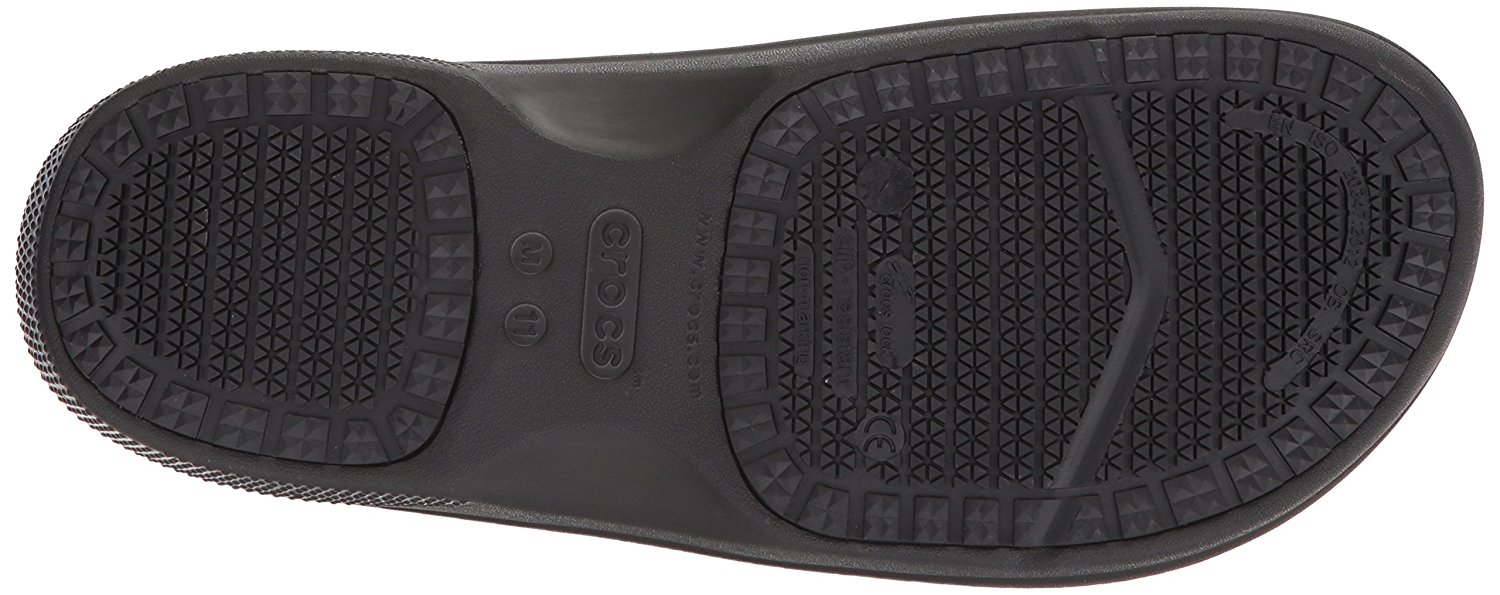 crocs on the clock on feet