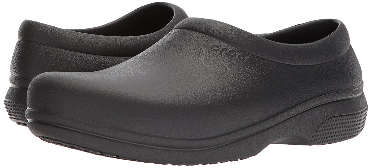 crocs on the clock on feet