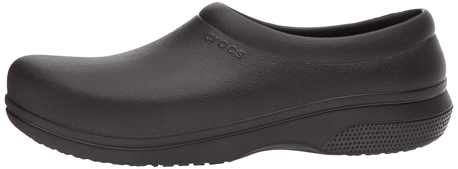 crocs on the clock on feet