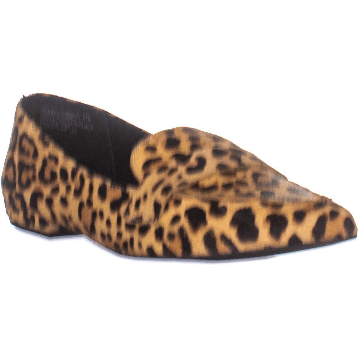 Steve Madden Women's Shoes Carver Suede Pointed Toe Loafers, Leopard ...