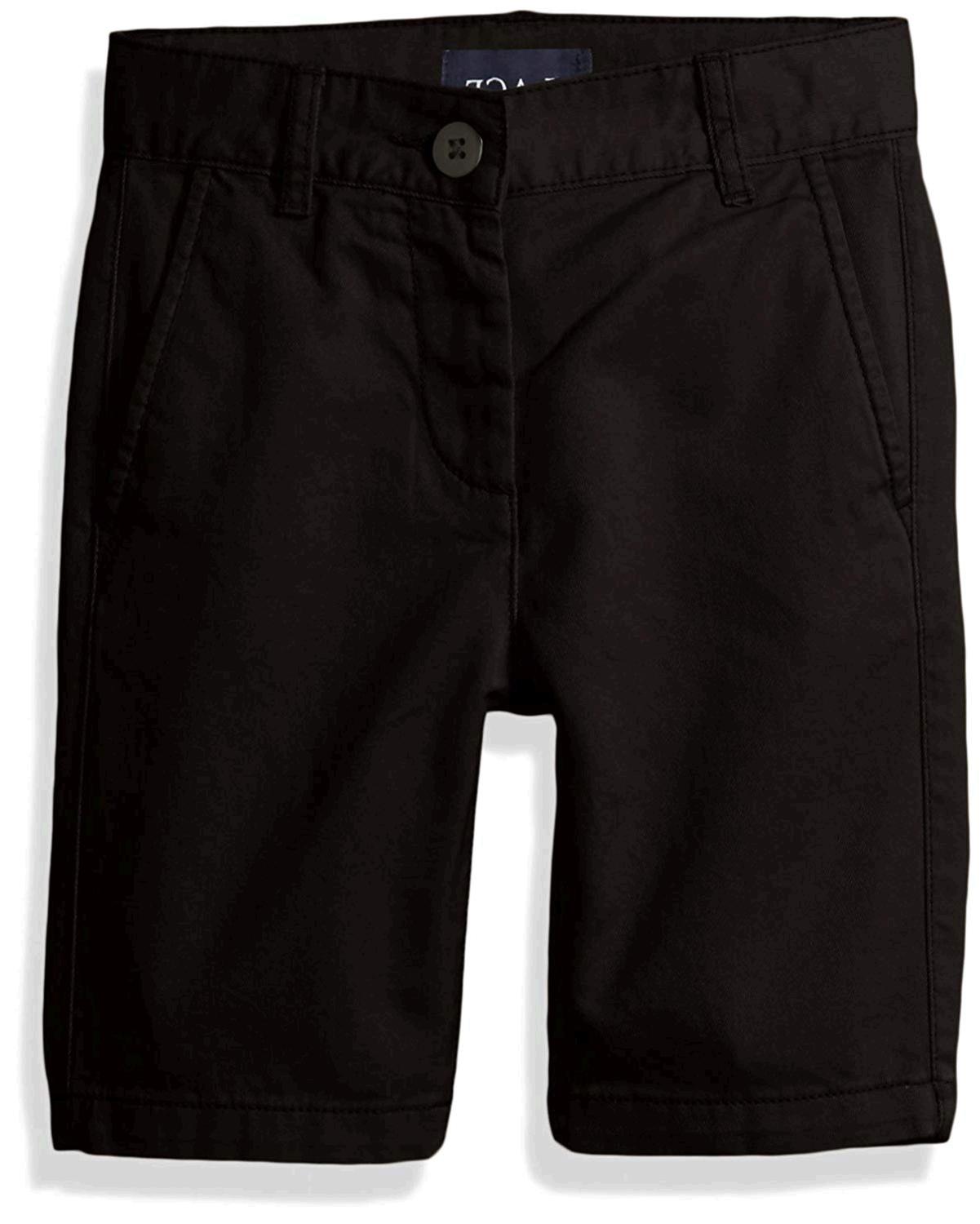 The Children's Place Boys Slim Size Uniform Chino Shorts,, Black, Size ...