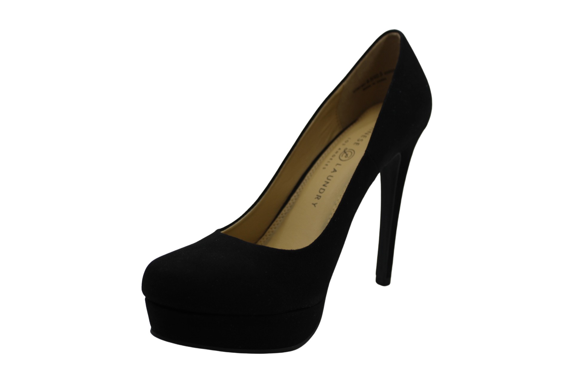 chinese laundry black platform pumps