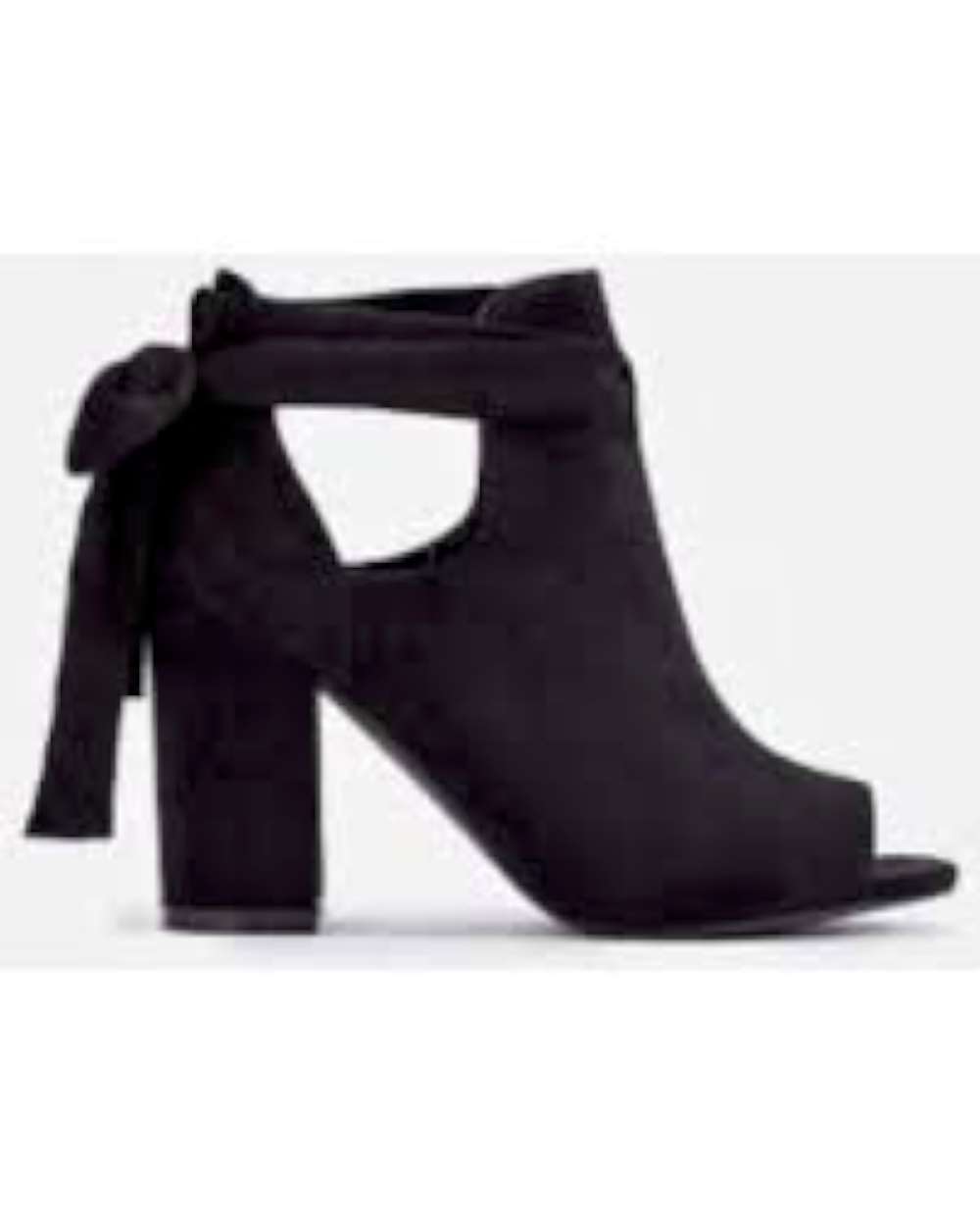 Just Fab Womens Bowa Fabric Open Toe Ankle Wrap Platform Pumps Black Size 9.5 Just Fab Womens Bowa Fabric Open Toe Ankle Wrap Platform Pumps Black Size 9.5