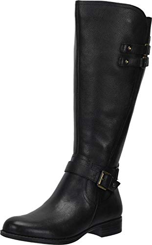 Naturalizer Womens Jackie Wide Calf Knee High Boot Black Leather Size 65 Wdj Ebay 6729