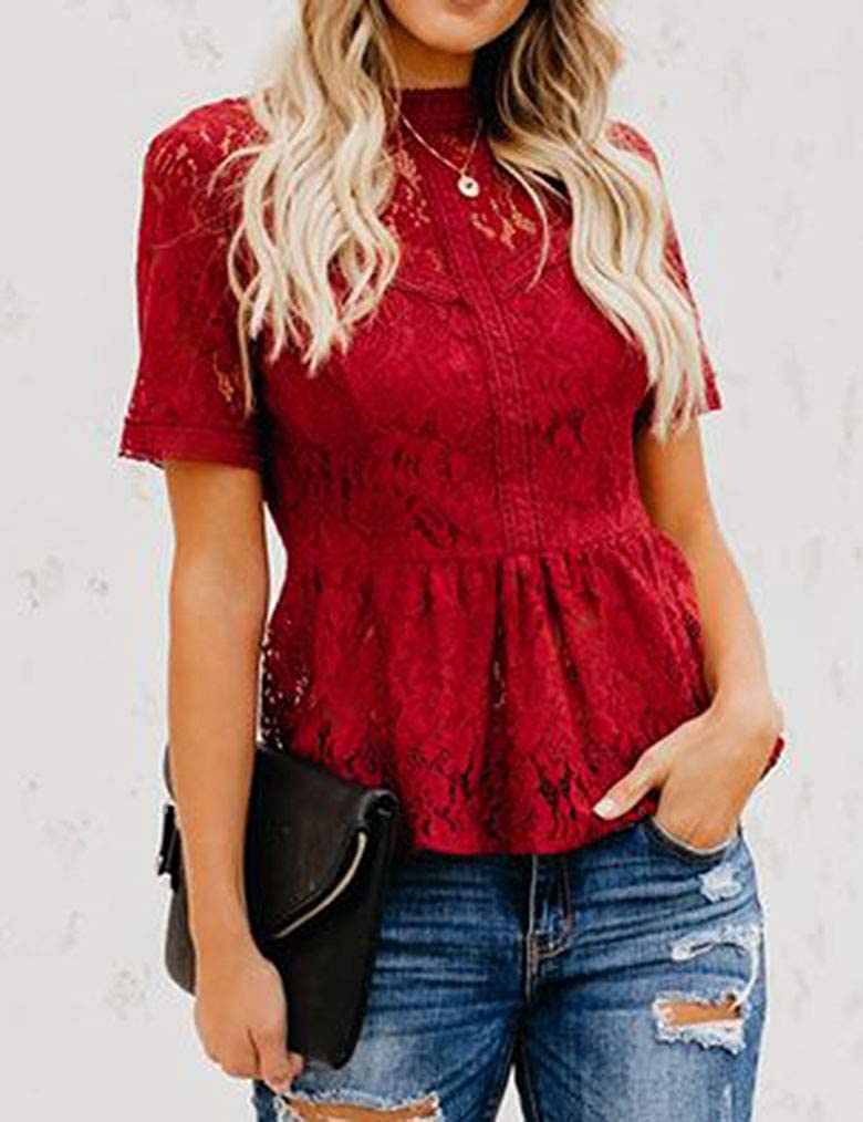 short sleeve sheer top