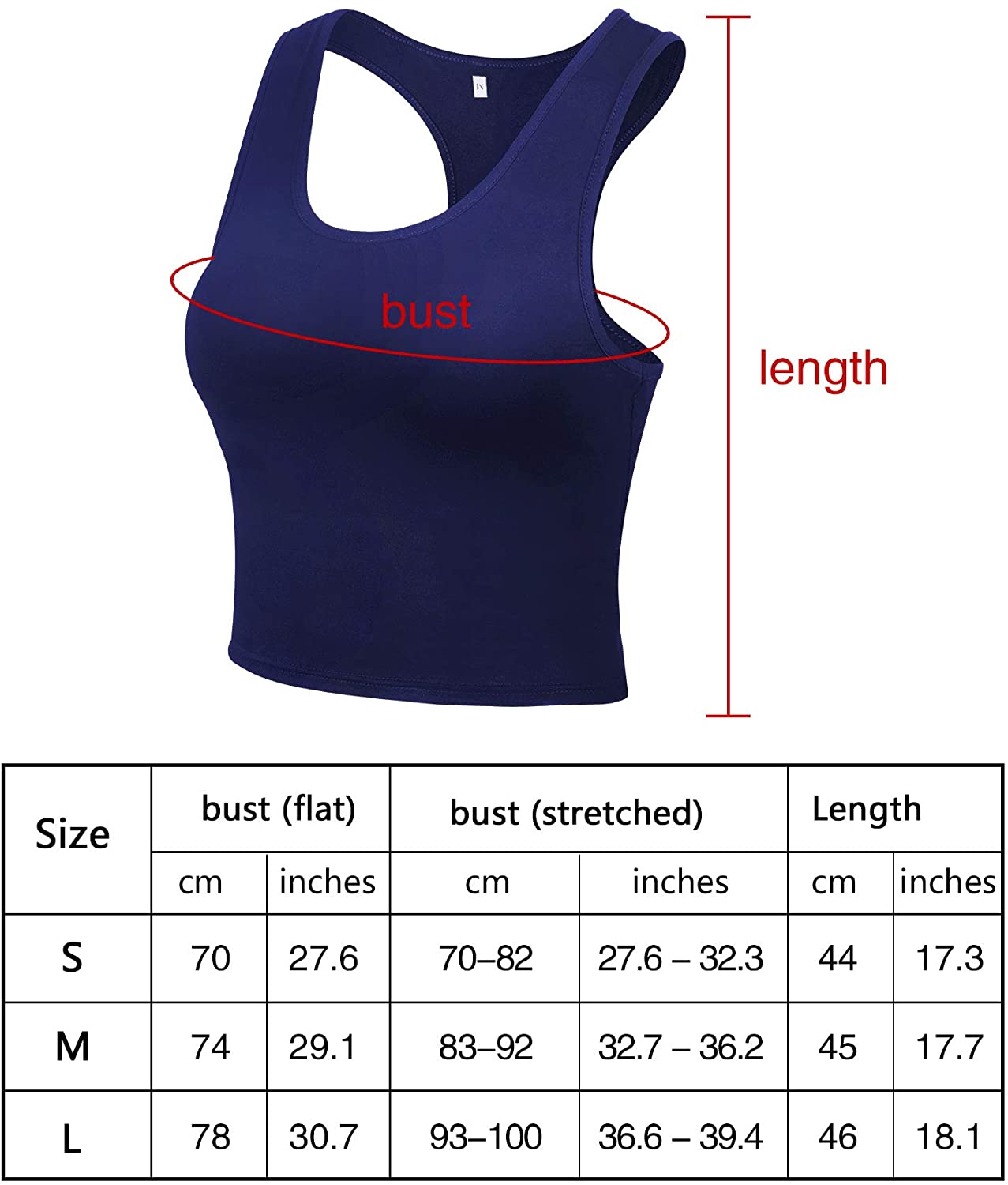 4 pieces basic crop tank tops sleeveless racerback crop sport cotton top for women