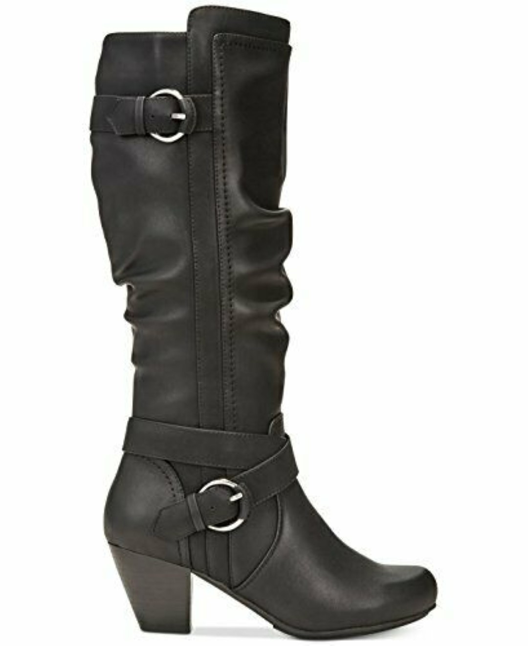 Rialto Womens Crystal Closed Toe Knee High Fashion Boots, Black, Size 7 ...