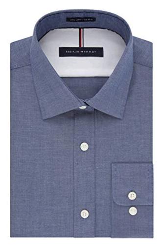 tommy hilfiger slim fit non iron shirt