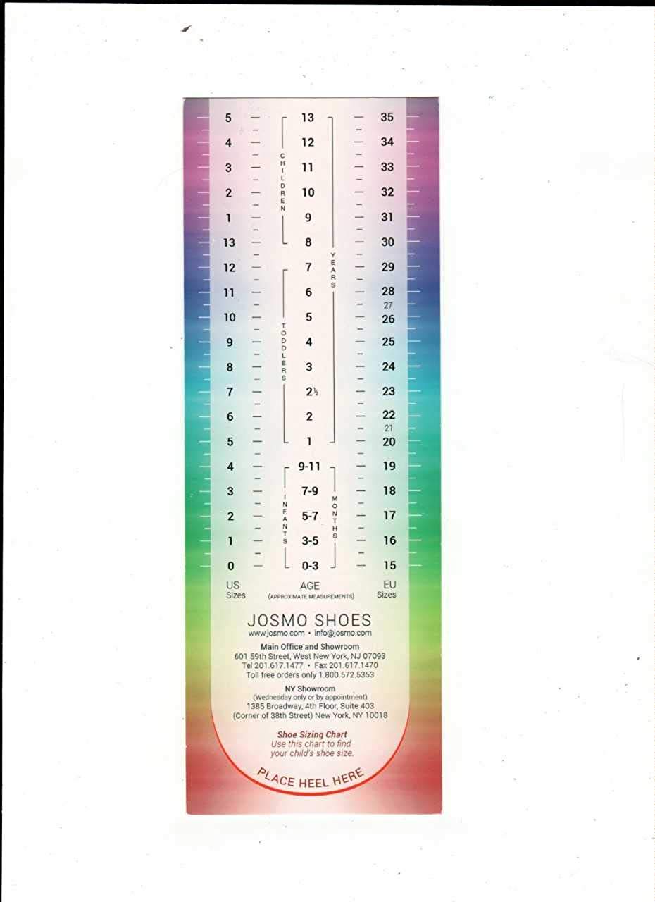 baby walker size chart