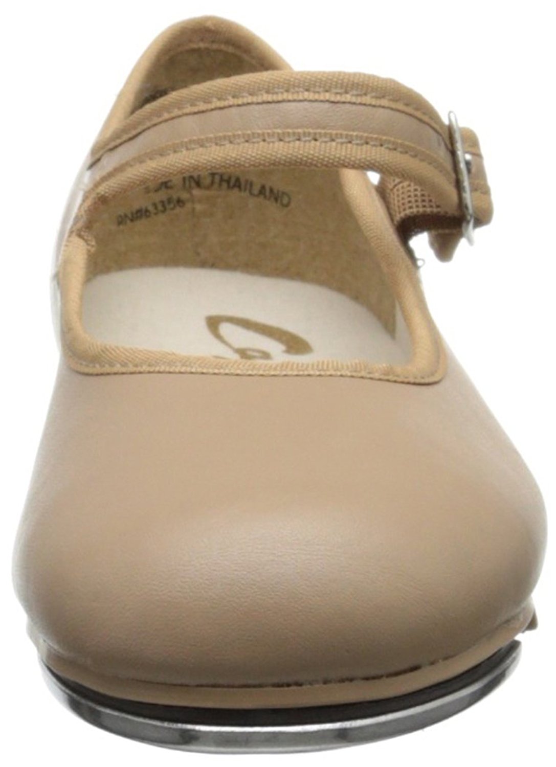 Capezio Mary Jane Leather Low Top Buckle Ballet & Dance Shoes, Caramel