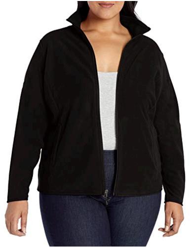 women's plus size polar fleece jacket