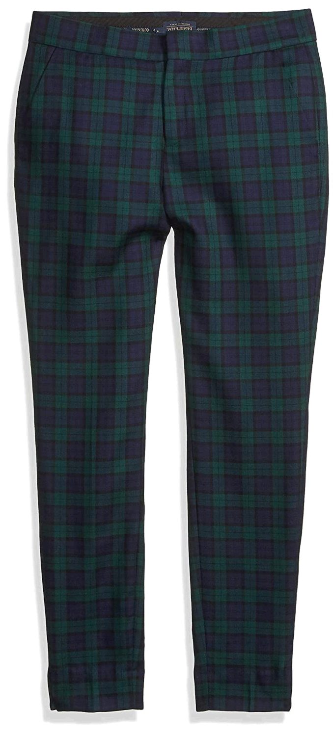 black watch plaid pants womens