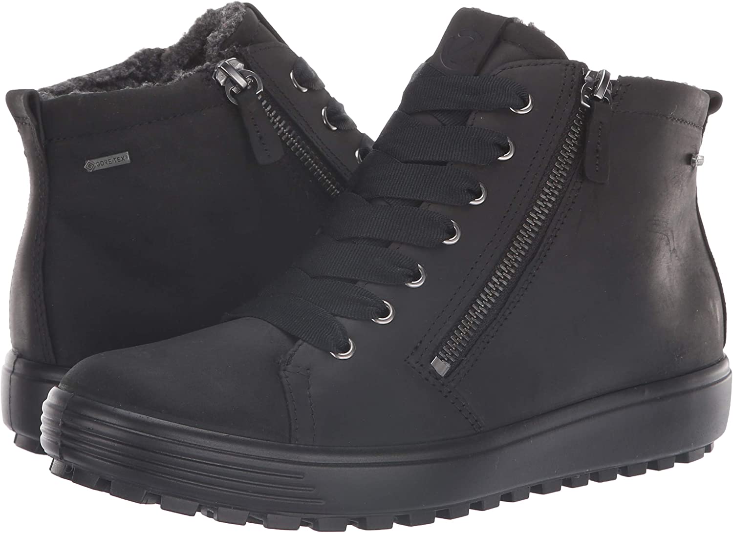 ecco women's soft 7 tred zip gore tex sneaker