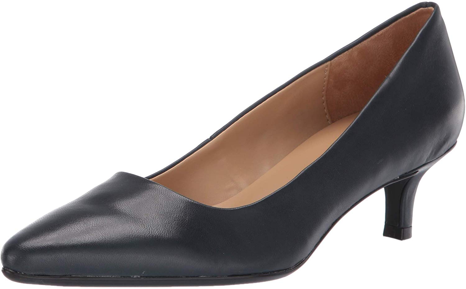 Naturalizer Womens Gia Leather Pointed Toe Classic Pumps, Classic Navy ...