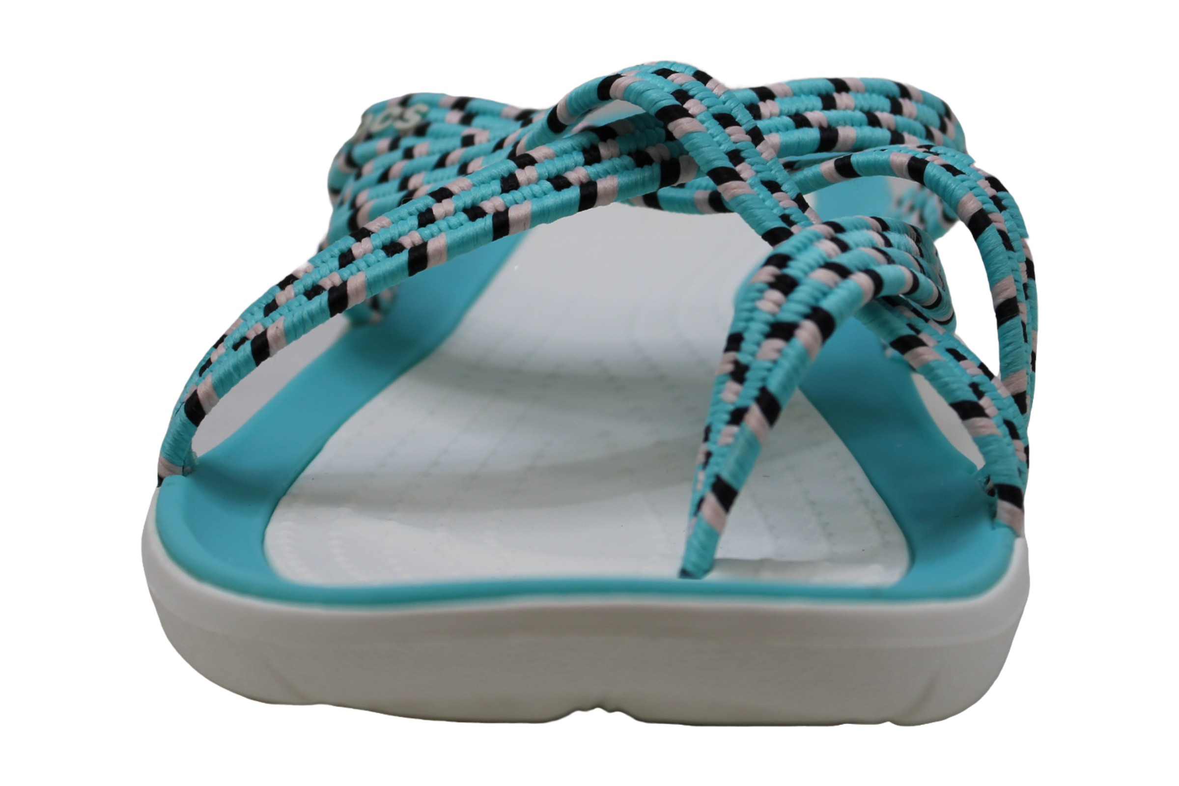 Buy Crocs Womens Clogs Slippers Swiftwater Sandal W Pool White 203998-4DY White Online Dubai 