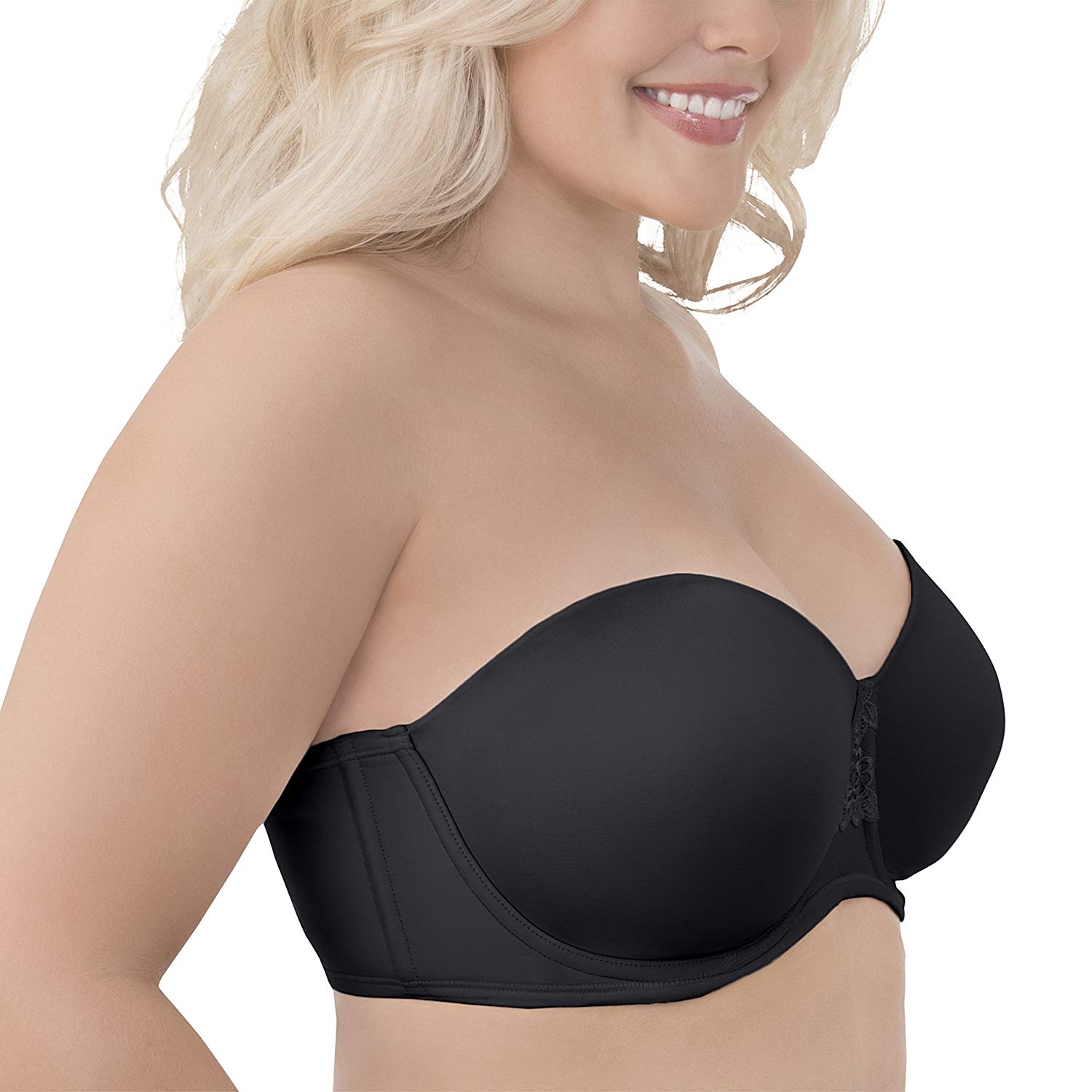 Vanity Fair Womens Beauty Back Strapless Full Figure Midnight Black Size 38d Ebay 8660