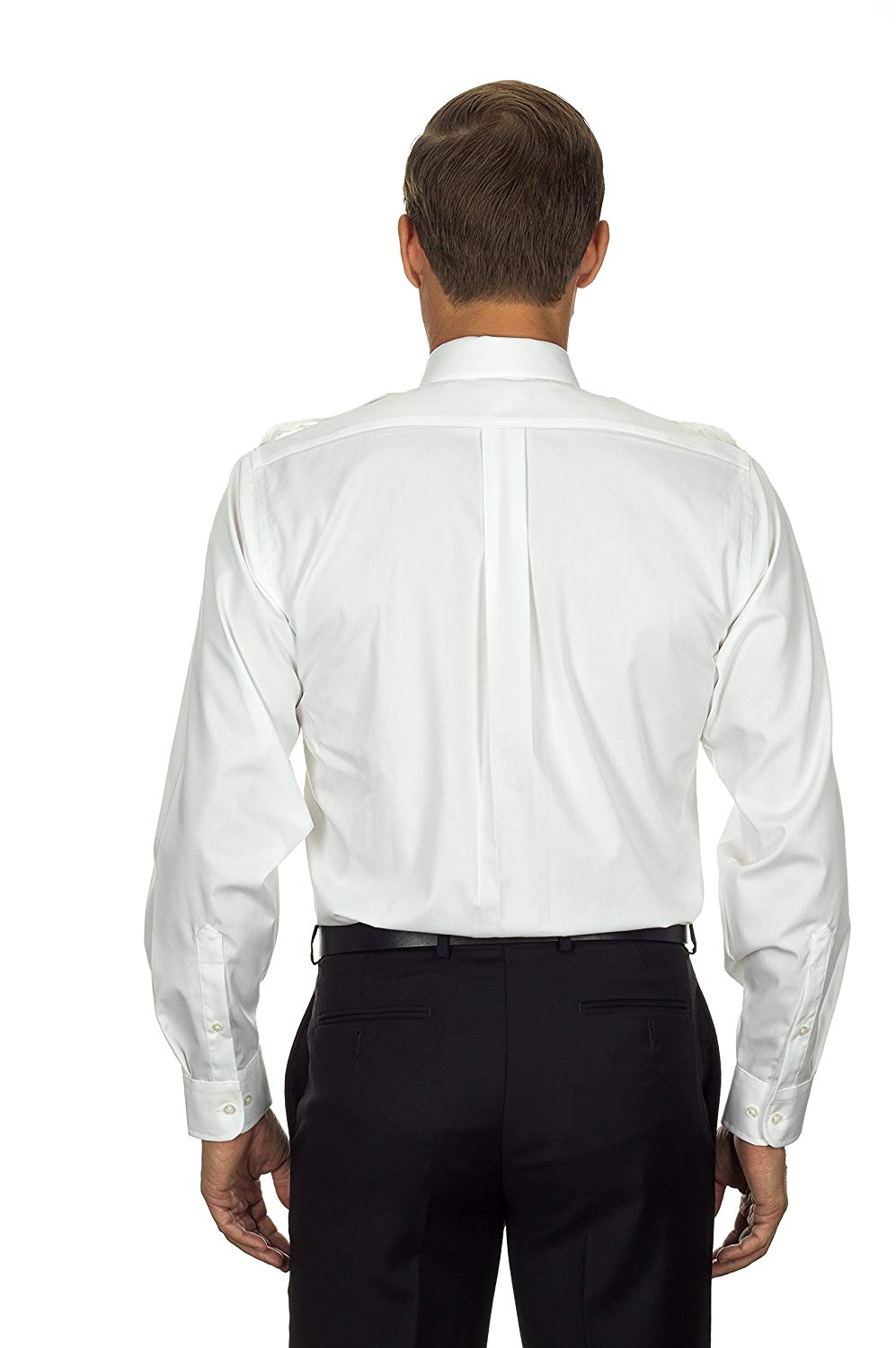 van heusen pilot shirt size chart