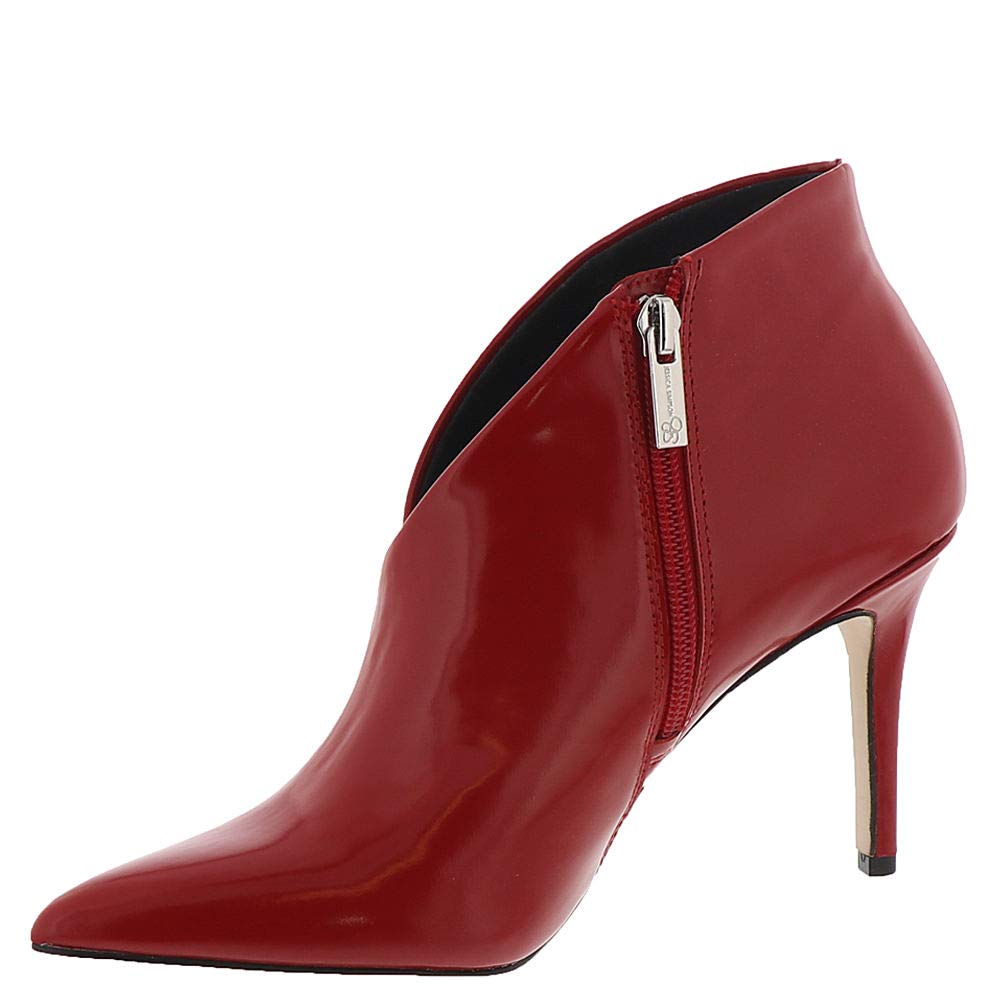 Jessica Simpson Womens Snakeskin Pointed Toe Ankle Fashion Boots, Red ...