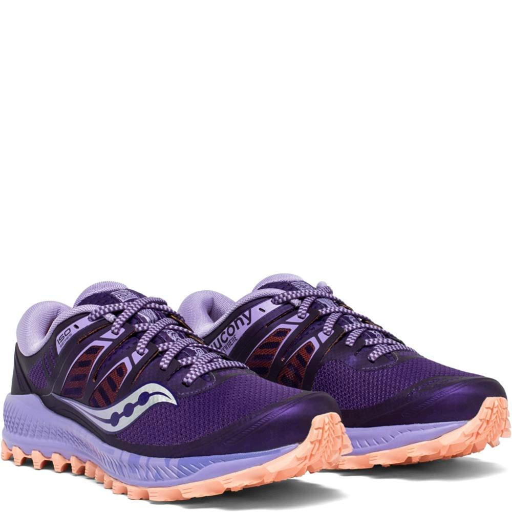 purple saucony running shoes