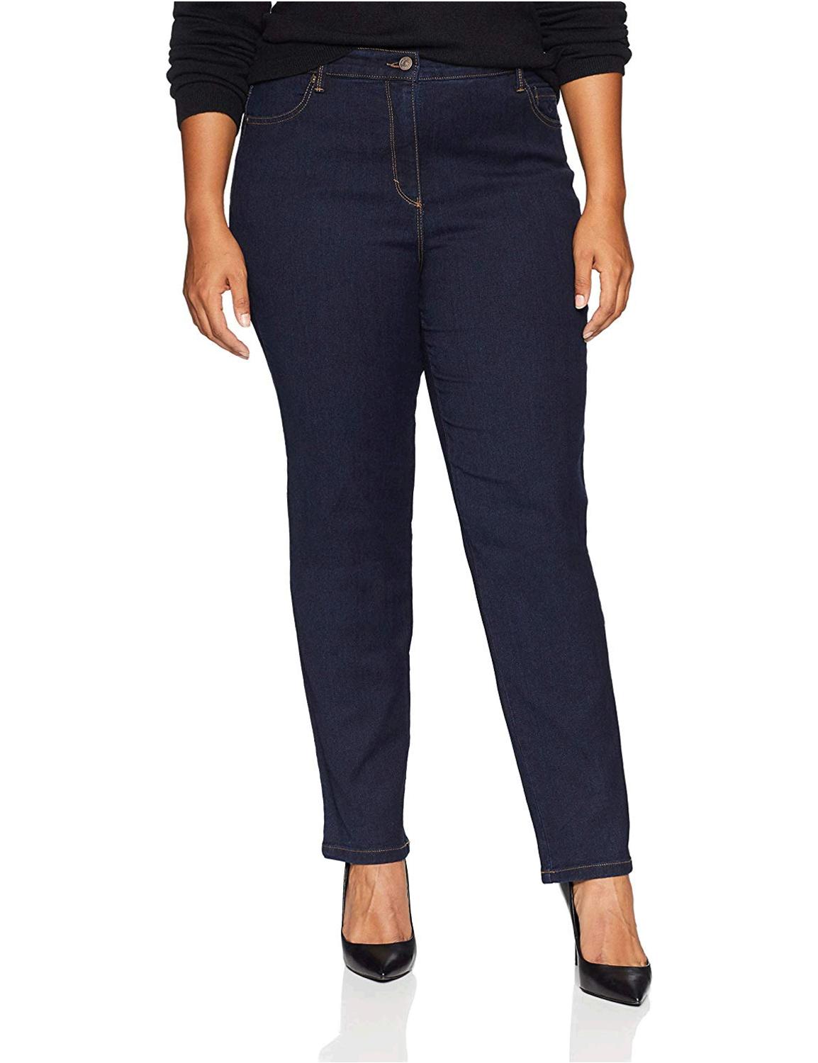 Gloria Vanderbilt Women's Amanda Classic Tapered Jean,, Rinse Noir ...