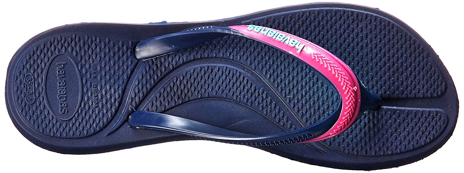 Havaianas Womens flip flops Open Toe Beach, Navy Blue, Size 9.0 887252500140 | eBay
