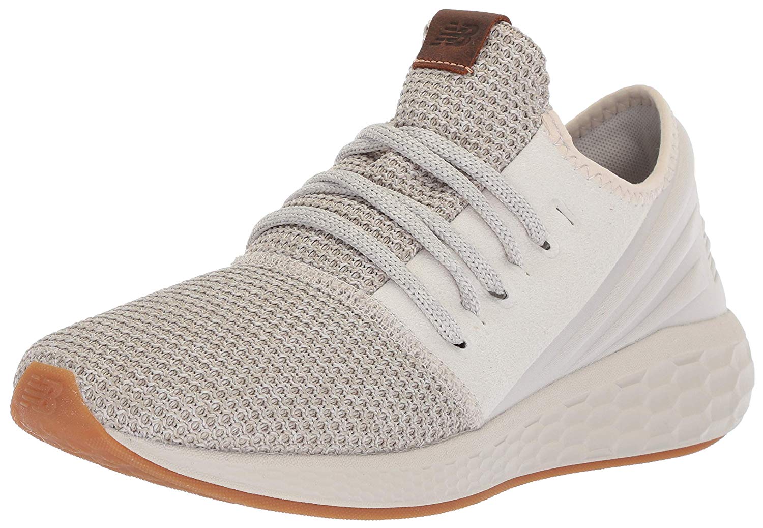 New Balance Mens Cruz V2 Fabric Low Top Lace Up, Moonbeam