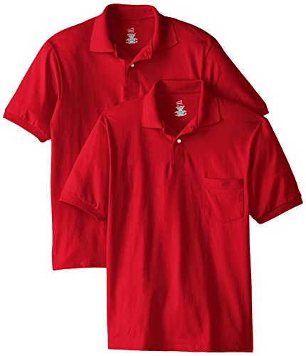 red pocket polo