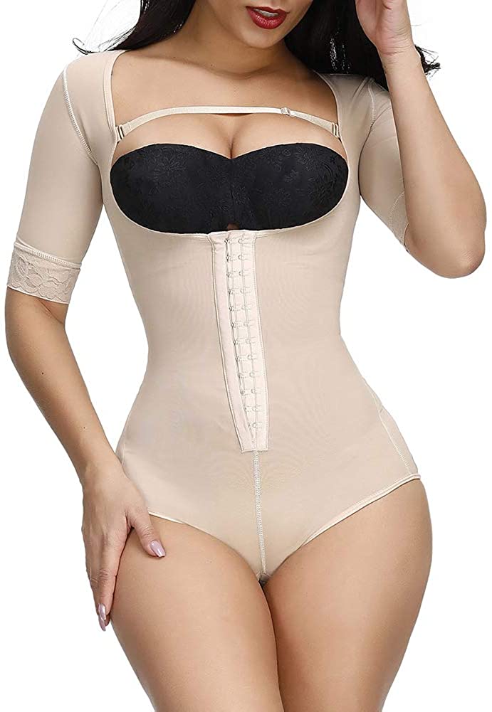 Sekluxy Waist Trainer Trimmers Womens Latex, Beige ...