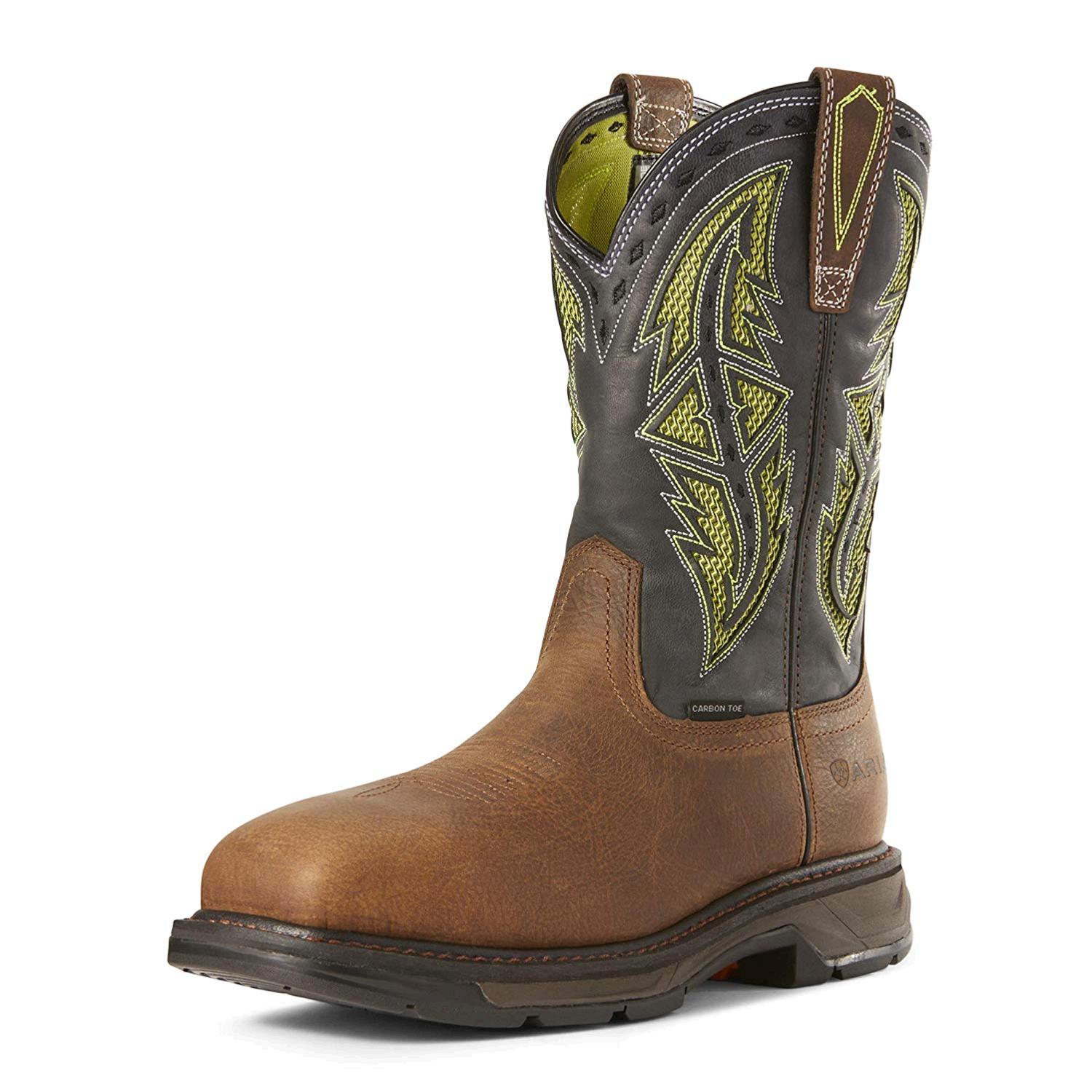 ariat workhog xt venttek spear carbon toe work boot