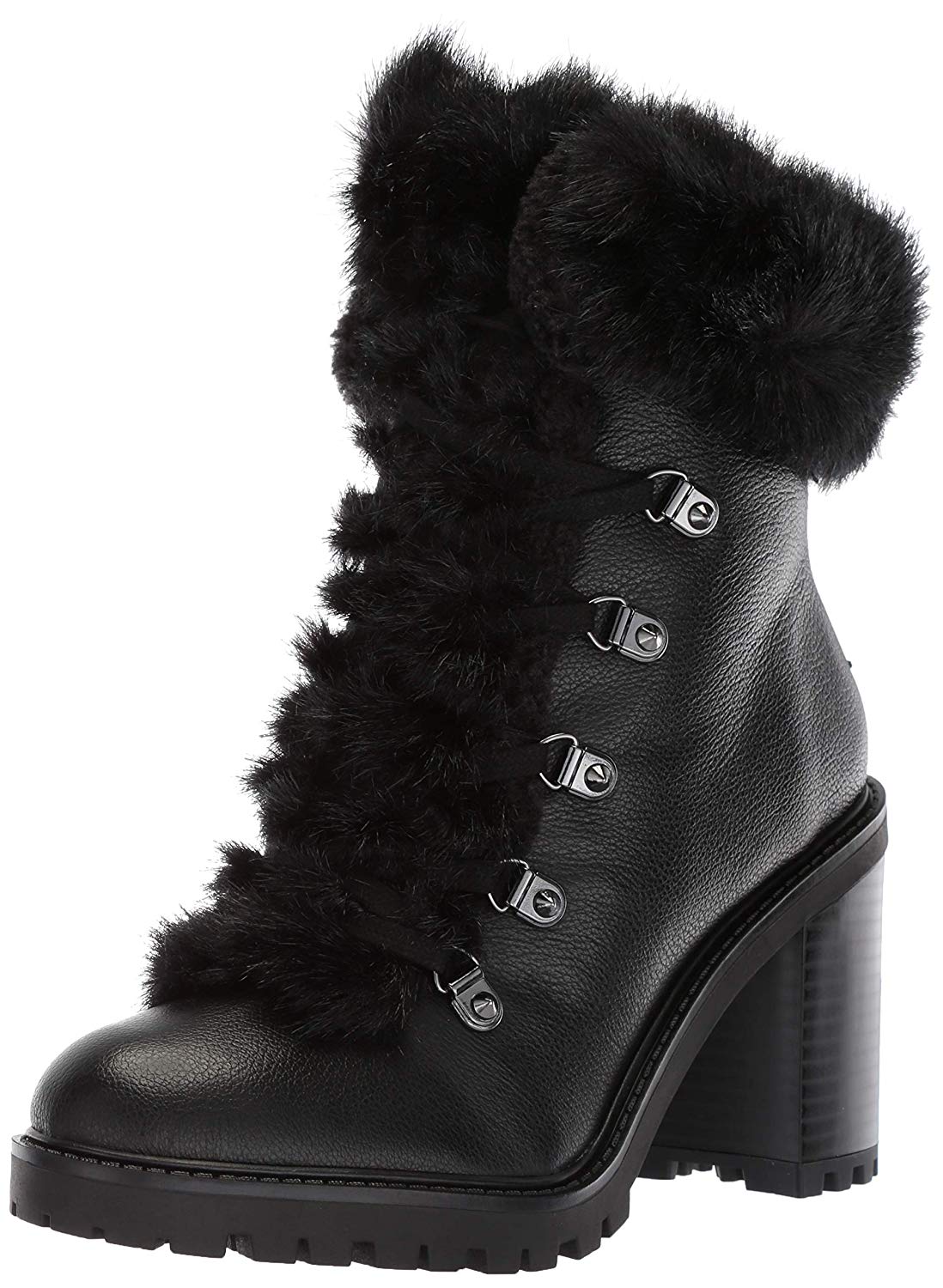 guess combat boots black