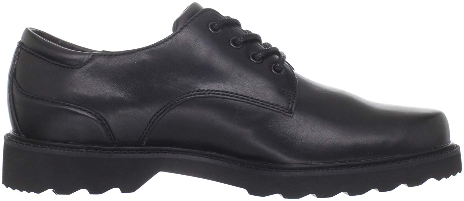 rockport northfield black waterproof lace up casual shoes