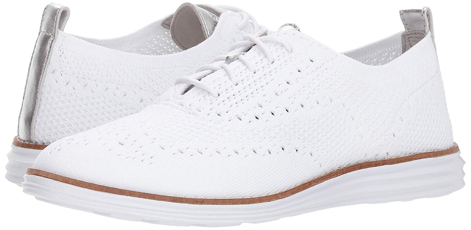 cole haan zerogrand stitchlite white wingtip oxfords