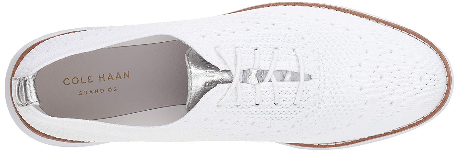 cole haan zerogrand stitchlite white wingtip oxfords