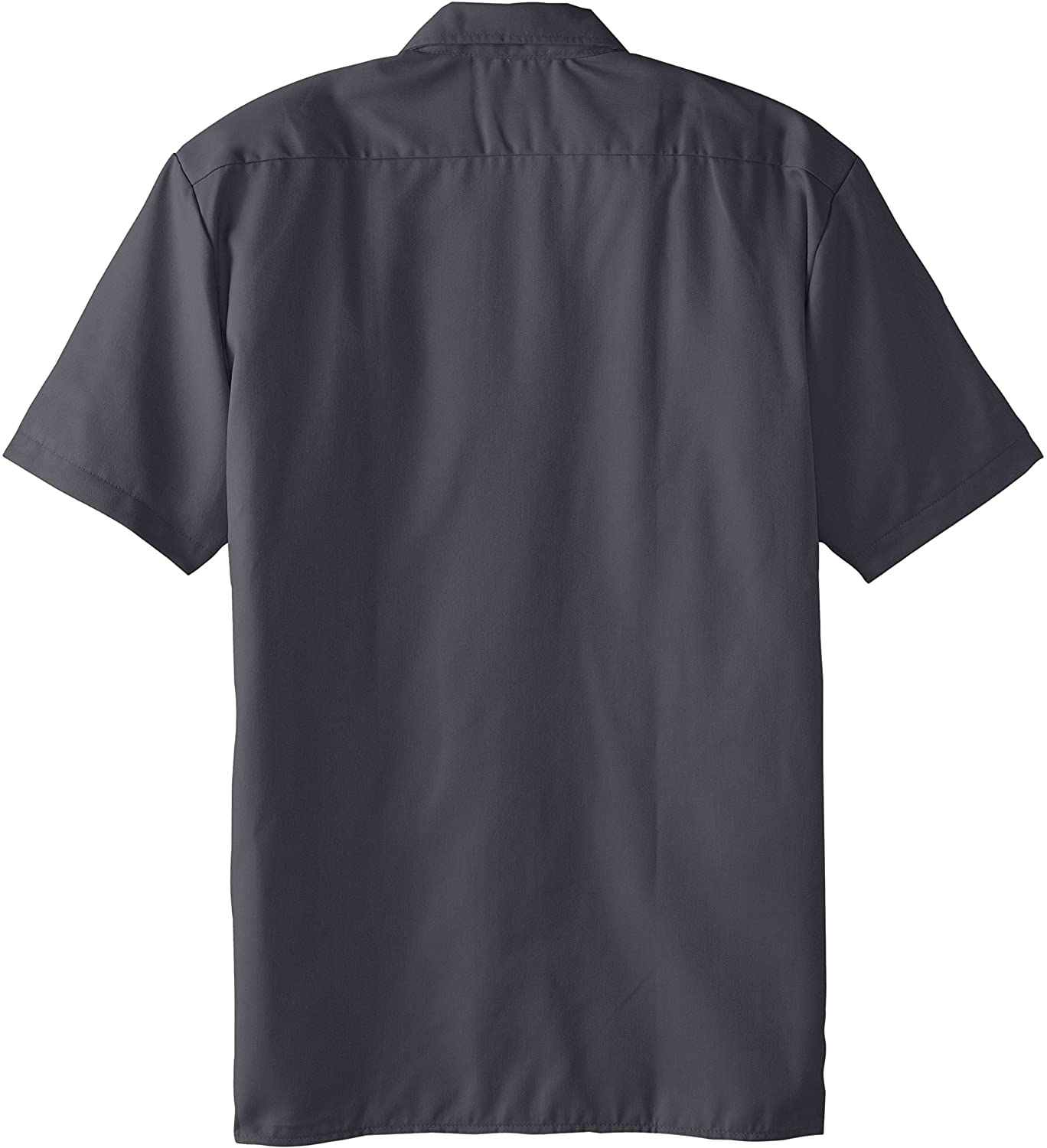 Dickies Men's Short-Sleeve Work Shirt, White, Medium, Charcoal, Size ...