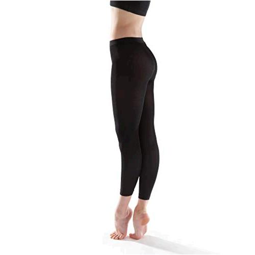 Grace Footless Dance Tights (Black, Child Medium 2 Pack), Black, Size 0