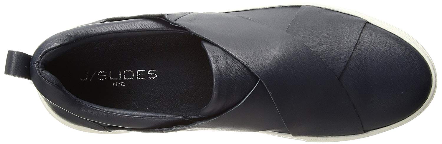 j slides leather sneakers
