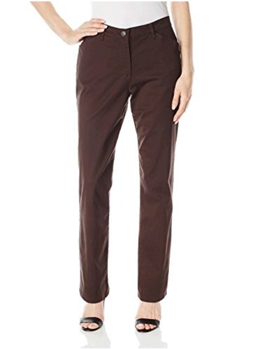 LEE Women's Relaxed Fit All Day Straight Leg Pant,, Roasted Chestnut ...