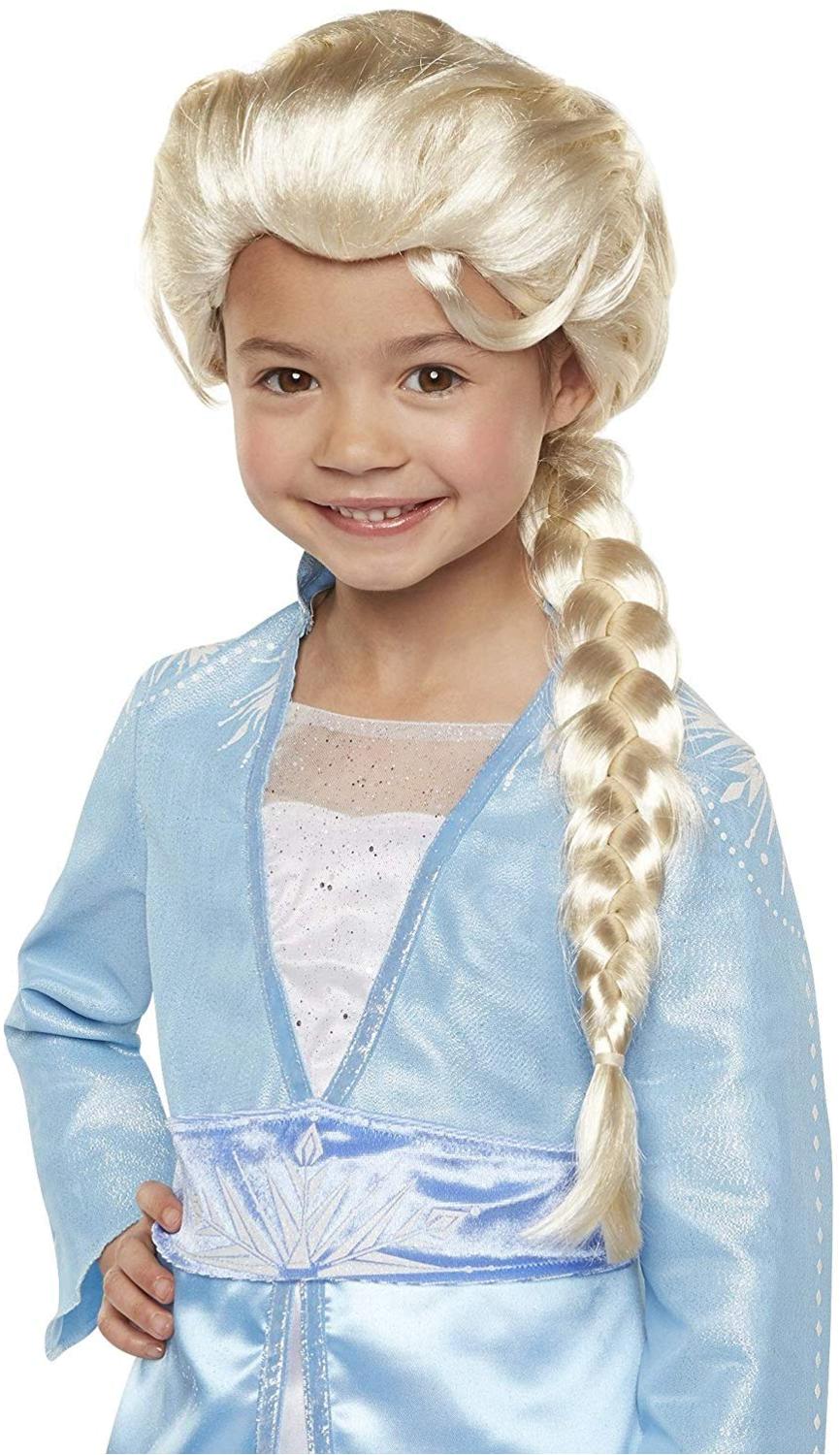 Disney Frozen 2 Elsa Wig 20 Long With Iconic Braid For Wig Size No 