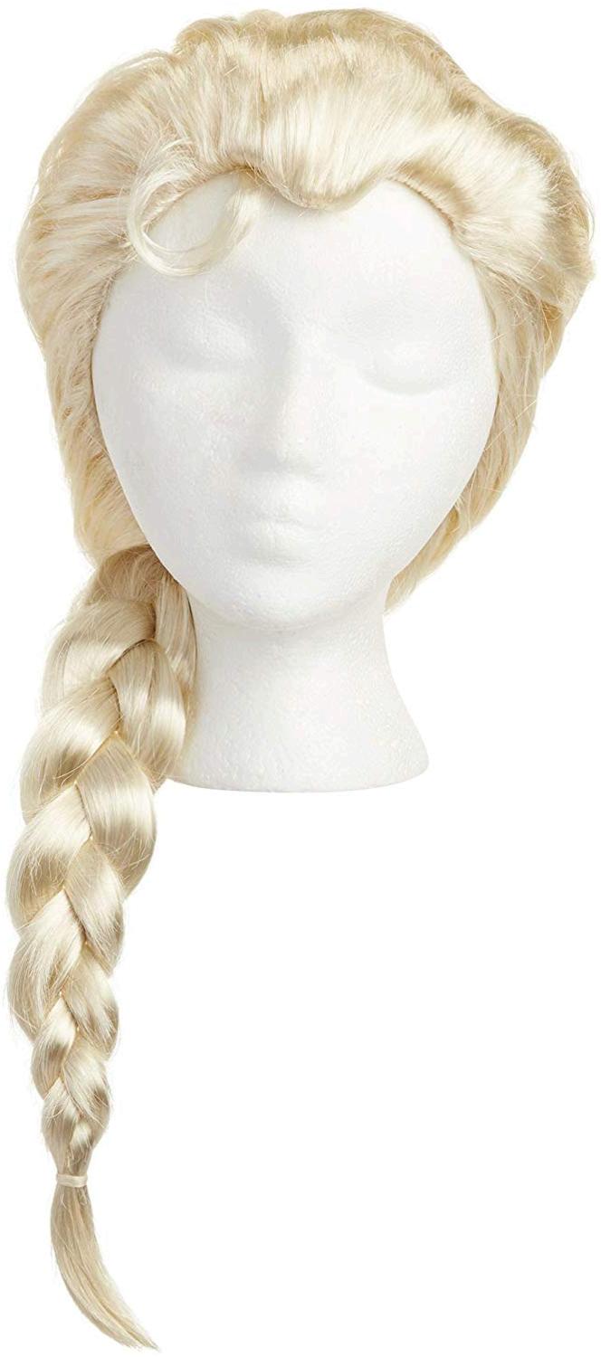 Disney Frozen 2 Elsa Wig 20 Long With Iconic Braid For Wig Size No