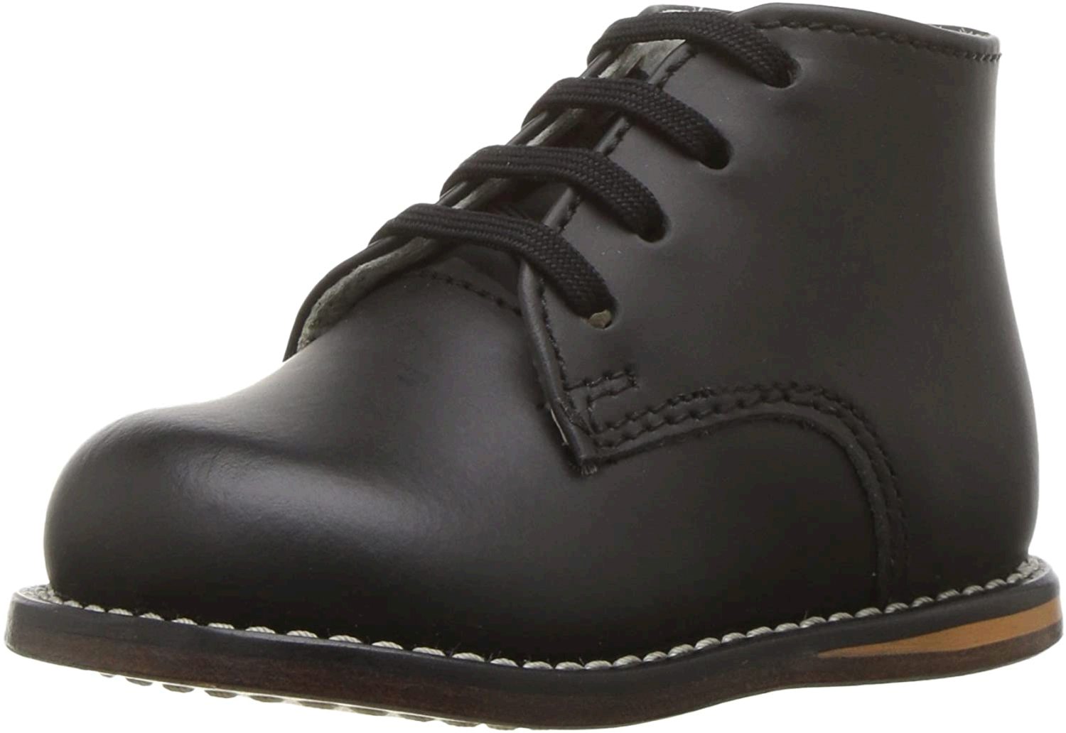 Josmo Kids' Unisex Walking Shoes First Walker, Black, Size