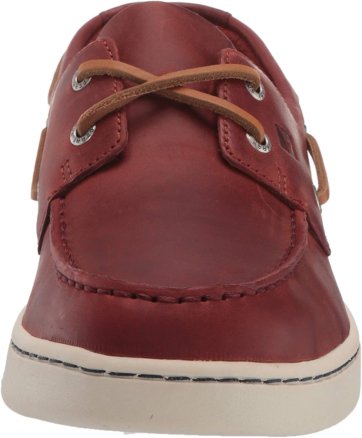 Sperry Men&#39;s Shoes Cup 2-eye Leather Closed Toe Boat Shoes, Burgundy, Size 11.0 | eBay