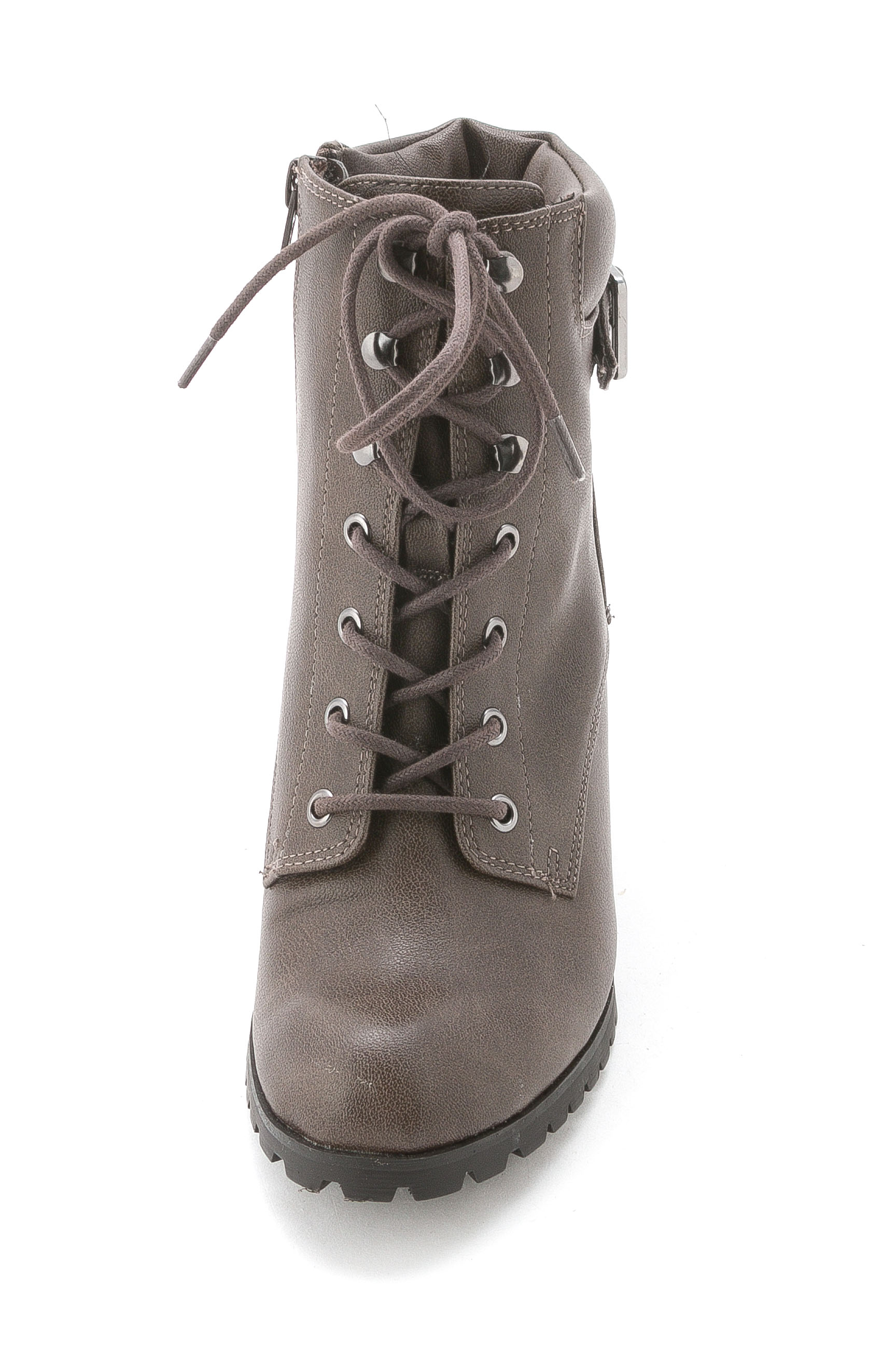 Style & Co. Womens Caitlin Leather Closed Toe Ankle Combat Boots eBay