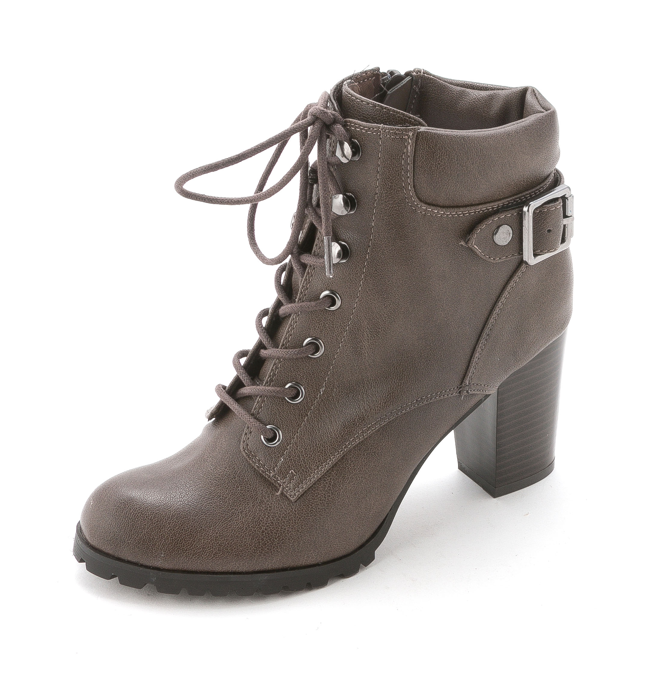 Style & Co. Womens Caitlin Leather Closed Toe Ankle Combat Boots eBay