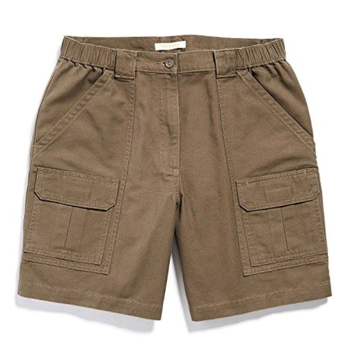 Savane Mens Comfort Hiking Cargo Shorts (38, Major Brown), Brown, Size ...
