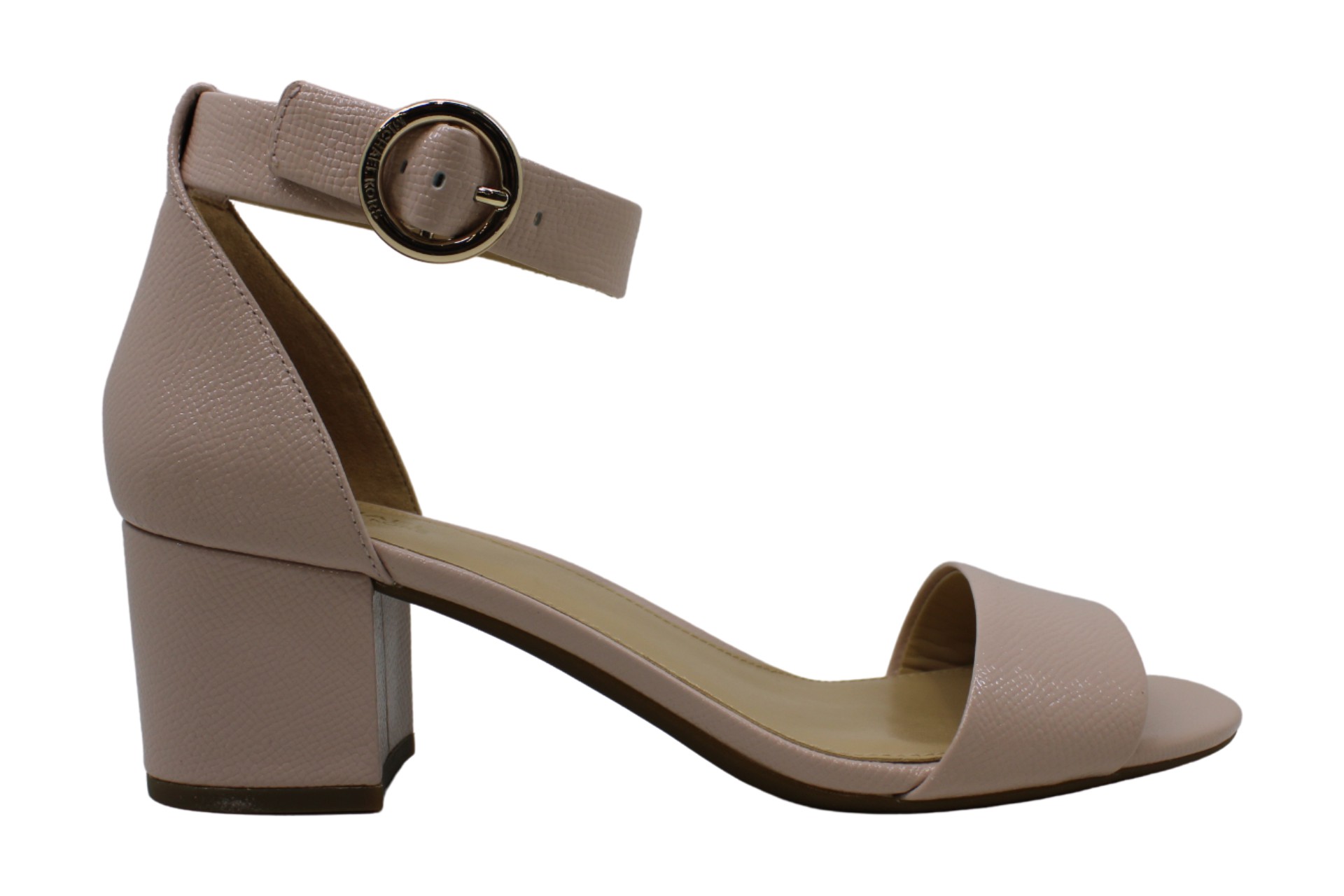 Michael Michael Kors Womens Lena flex mid Leather Open Toe, Soft Pink, Size 8.0 | eBay