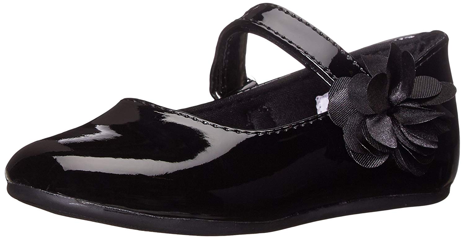 Baby Deer Kids� Patent Skimmer Mary JaneK, Black, Size 5