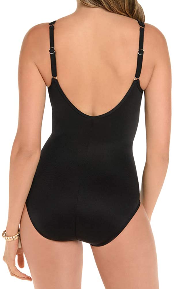 Miraclesuit Womens Swimwear Network Madero Sweetheart Black Size 16 3726