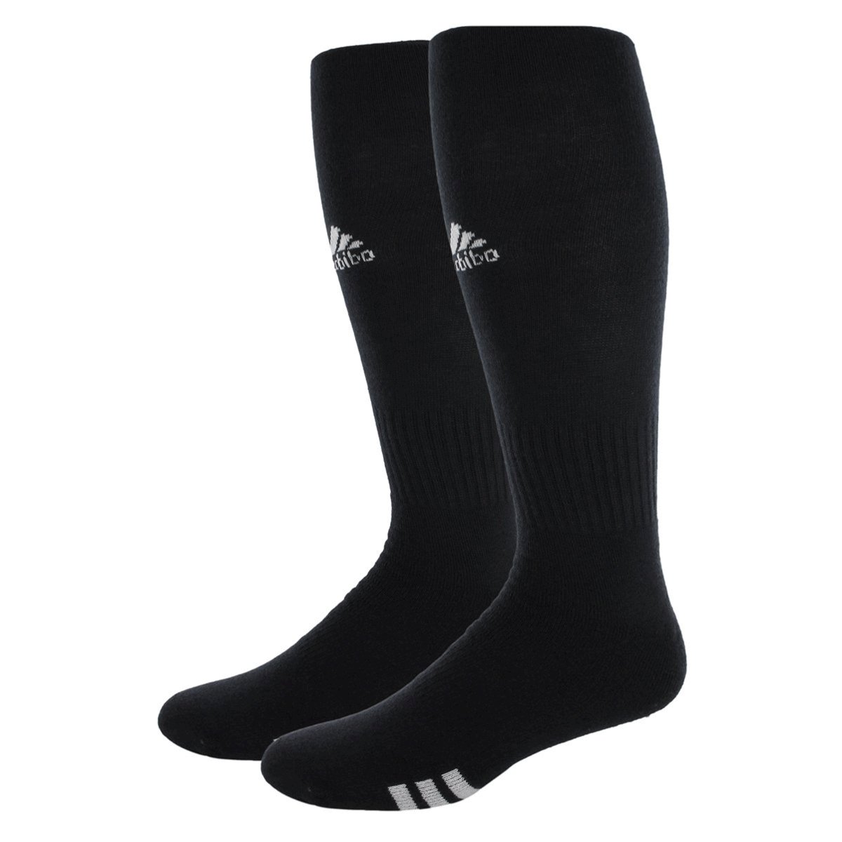 adidas Rivalry Field Multi-Sport Socks (2-Pack),, Black/White, Size ...